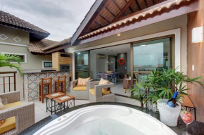COBERTURA DUPLEX, Jacuzzi, Churrasqueira, 7 PESSOAS, Ar Sala e Quartos, 3 Suítes, Cozy Completa, Condomínio Completo, 400m PRAIA, 1Km BEACH PARK Mediterranee, Aquiraz